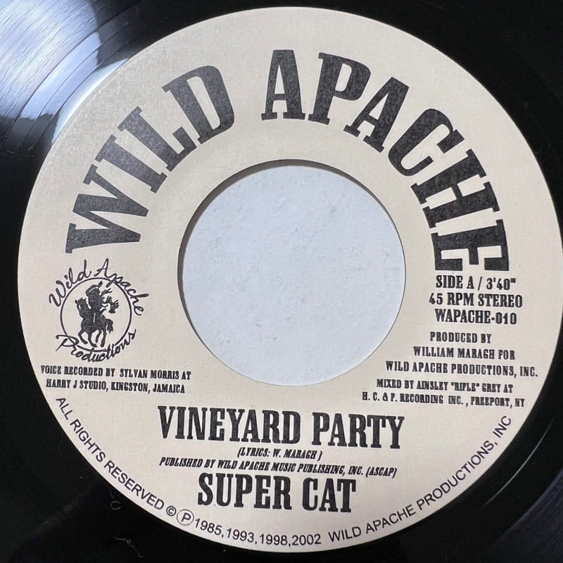 SUPER CAT / VINEYARD PARTY