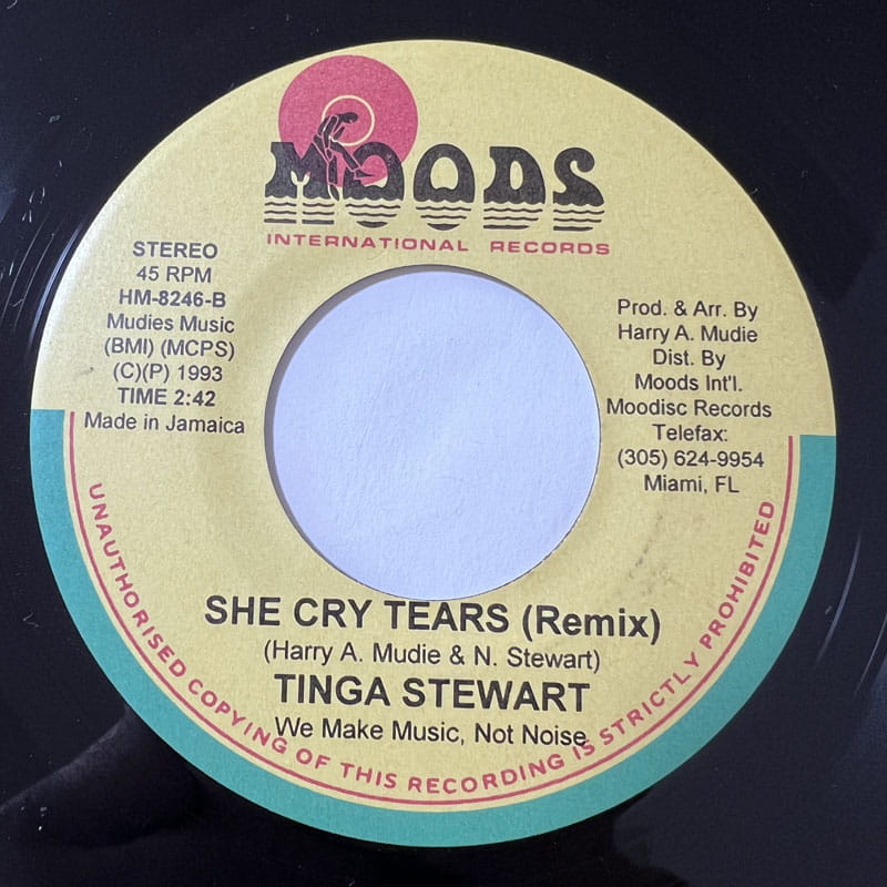 TINGA STEWART / SHE CRY TEARS