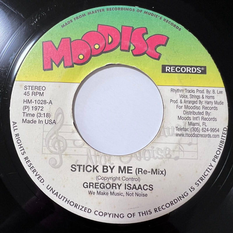 GREGORY ISAACS / STICK BY ME