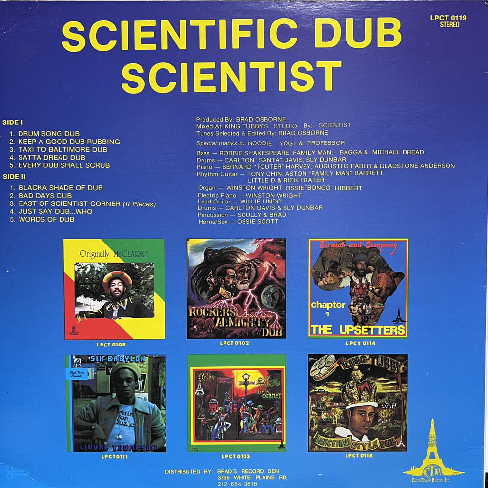 SCIENTIST / SCIENTIFIC DUB