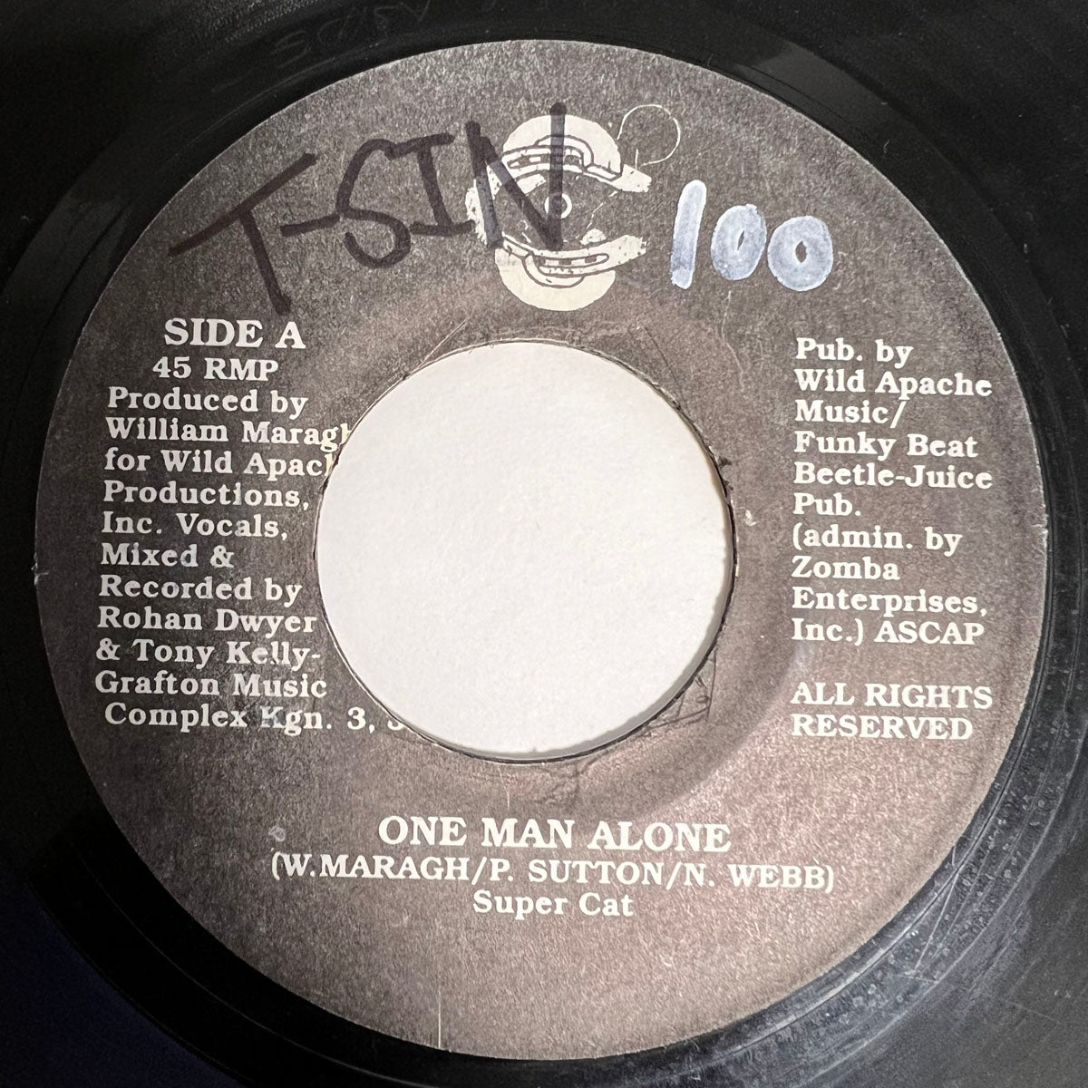 SUPER CAT / ONE MAN ALONE