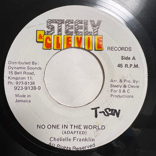 CHEVELLE FRANKLIN / NO ONE IN THE WORLD
