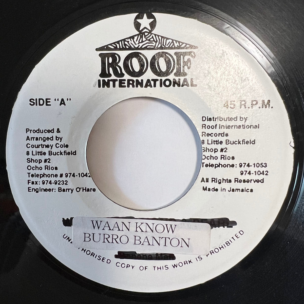 BURRO BANTON / WAAN KNOW