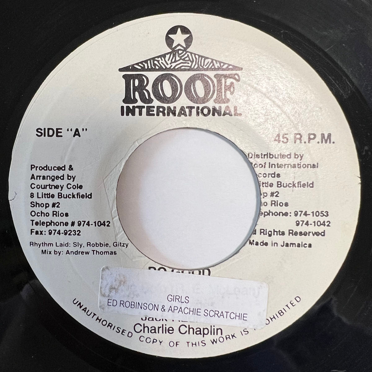 ED ROBINSON & APACHIE SCRATCHIE / GIRLS