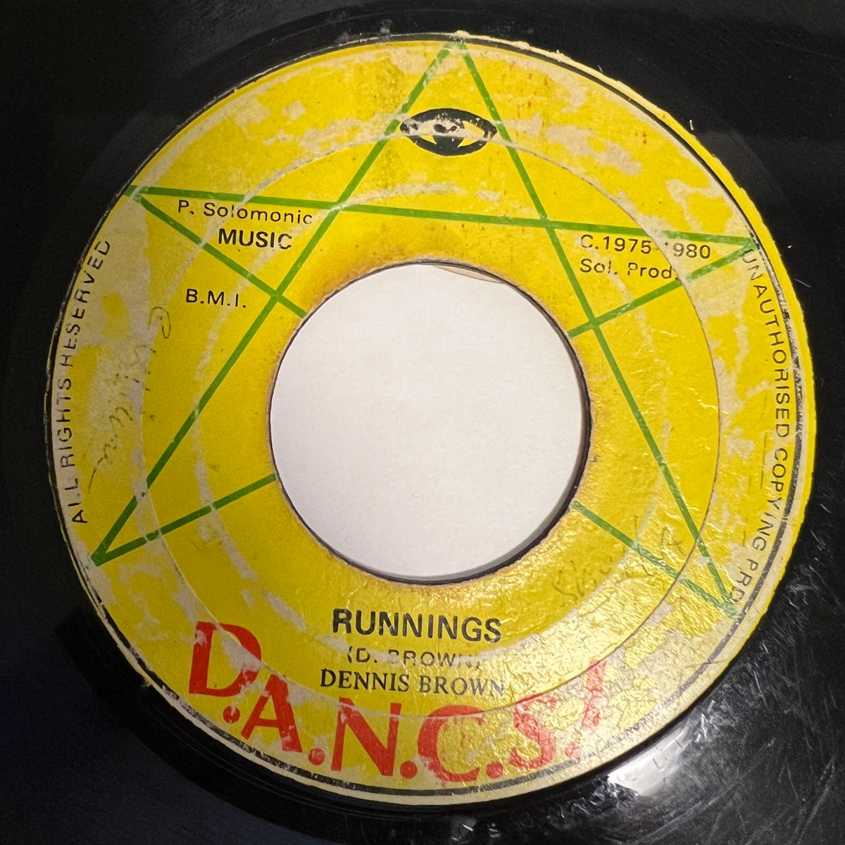 DENNIS BROWN / RUNNINGS