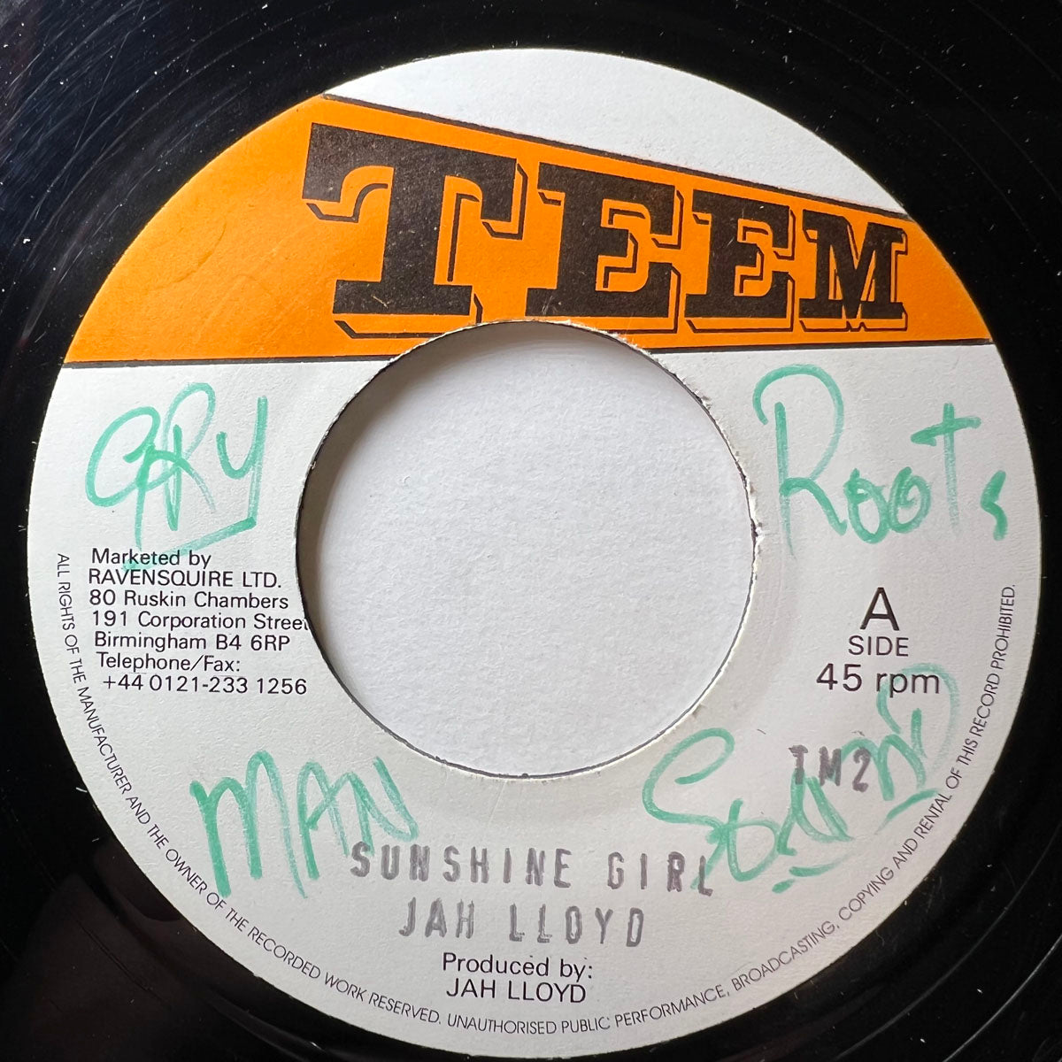 JAH LLOYD / SUNSHINE GIRL