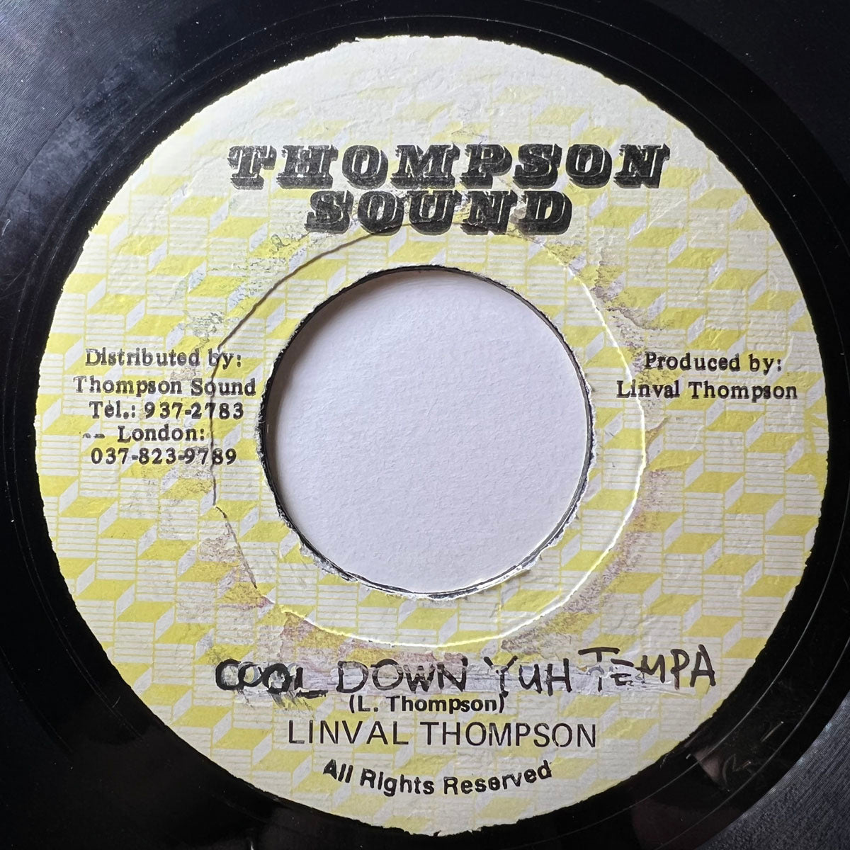 LINVAL THOMPSON / COOL DOWN YUH TEMPA