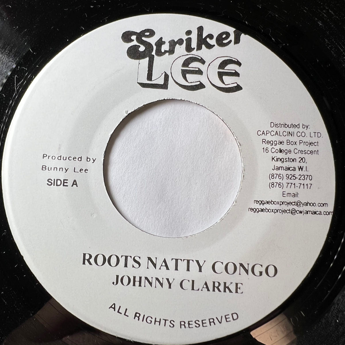 JOHNNY CLARKE / ROOTS NATTY CONGO