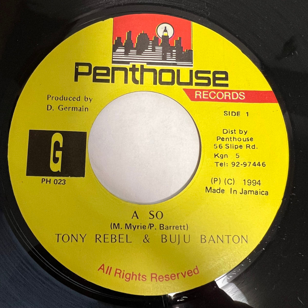BUJU BANTON & TONY REBEL / A SO