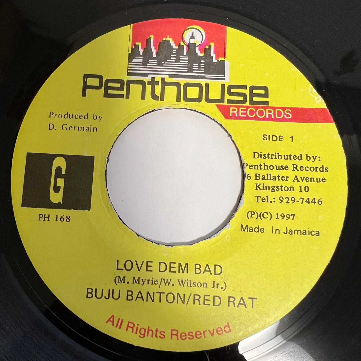BUJU BANTON & RED RAT / LOVE DEM BAD