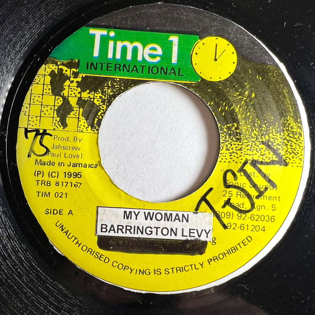 BARRINGTON LEVY / MY WOMAN – YARDIES SHACK RECORDS