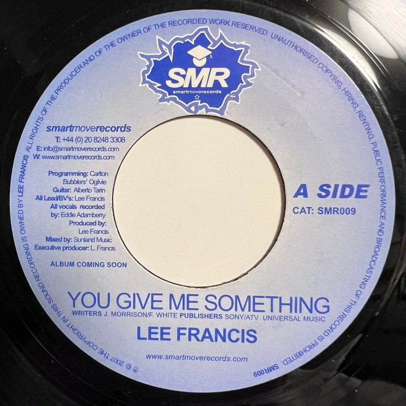 LEE FRANCIS / YOU GIVE ME SOMETHING