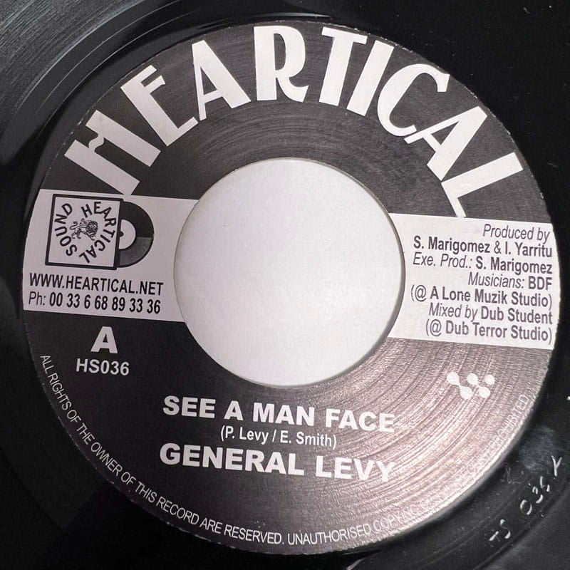 GENERAL LEVY / SEE A MAN FACE