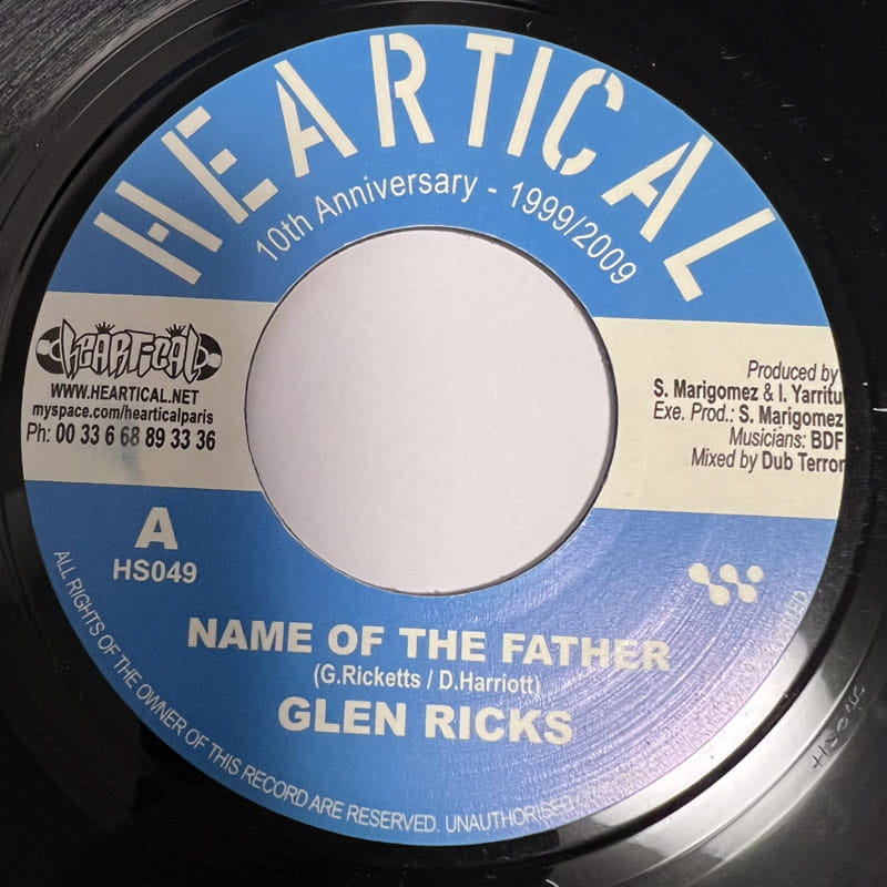 GLEN RICKS / NAME OF THE FATHER