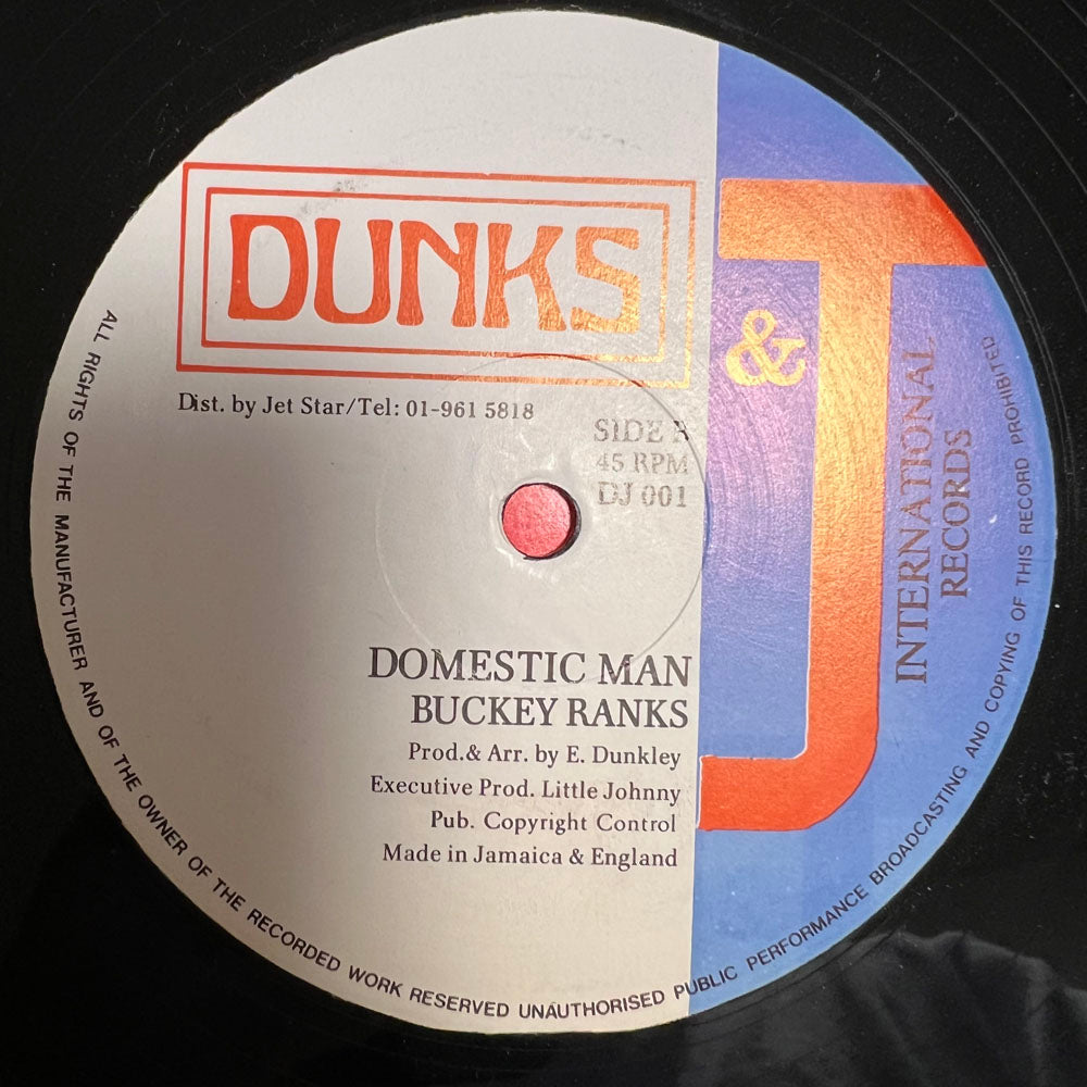 BUCKEY RANKS / DOMESTIC MAN - ERROL DUNKLEY / IF YU SHOULD LOOSE ME GAL