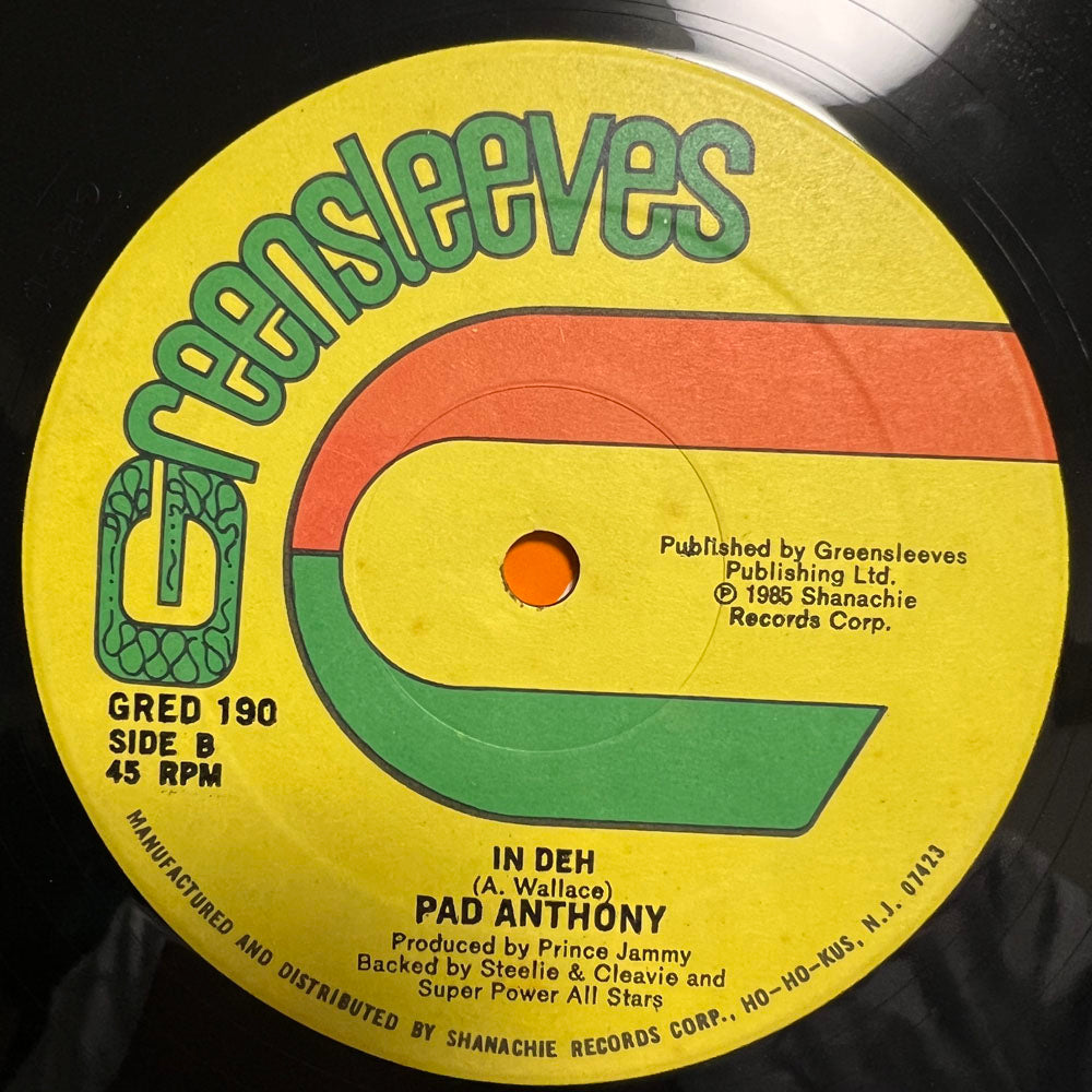 PAD ANTHONY / IN DEH - JOHNNY OSBOURNE / NO SOUND LIKE WE