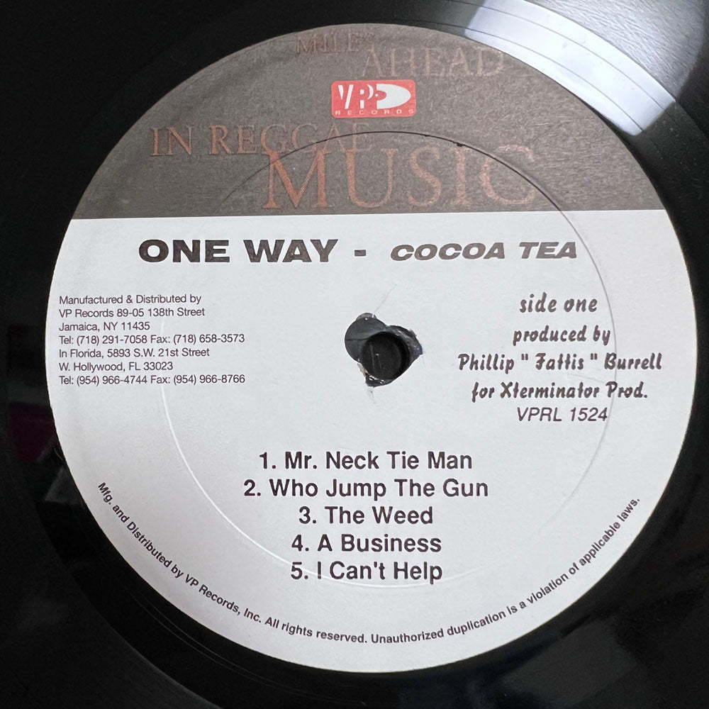 COCOA TEA / ONE WAY