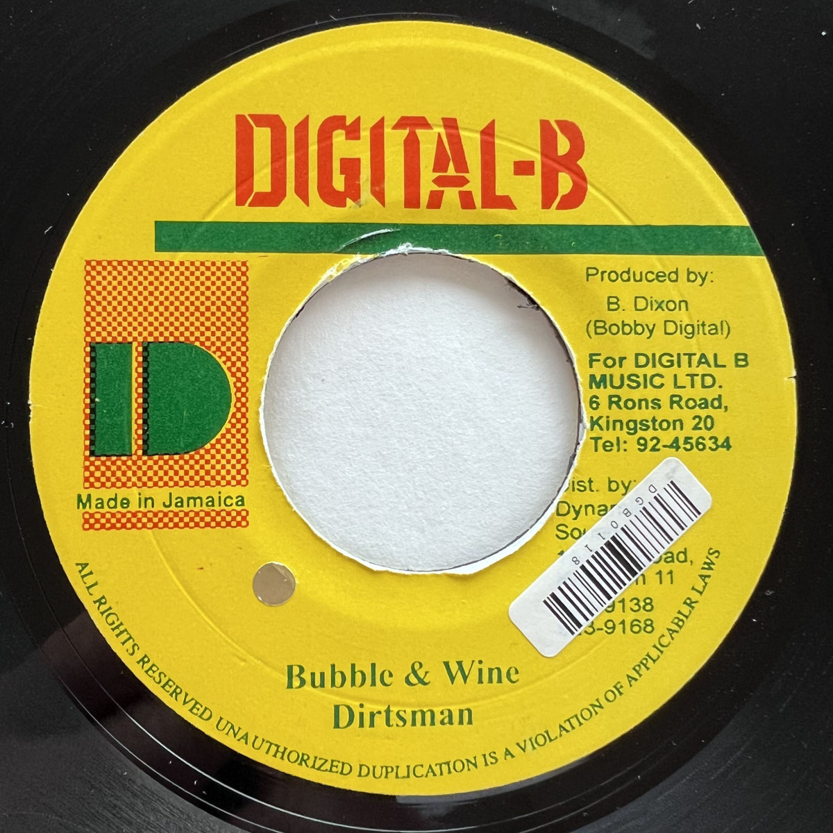 DIRTS MAN / BUBBLE & WINE