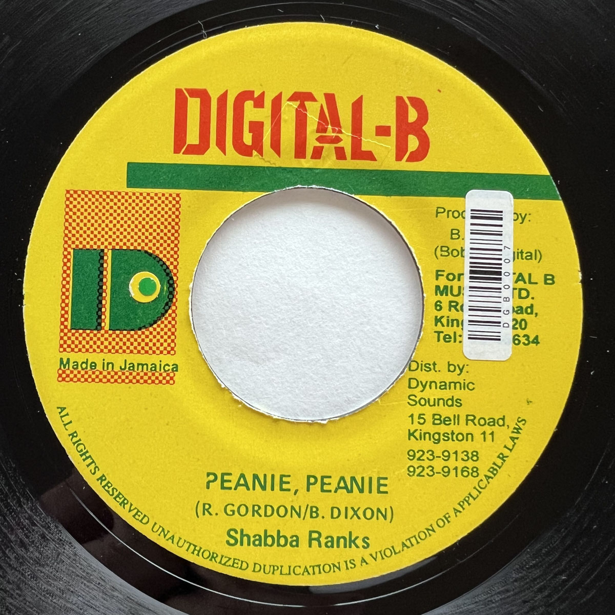 SHABBA RANKS / PEANIE PEANIE