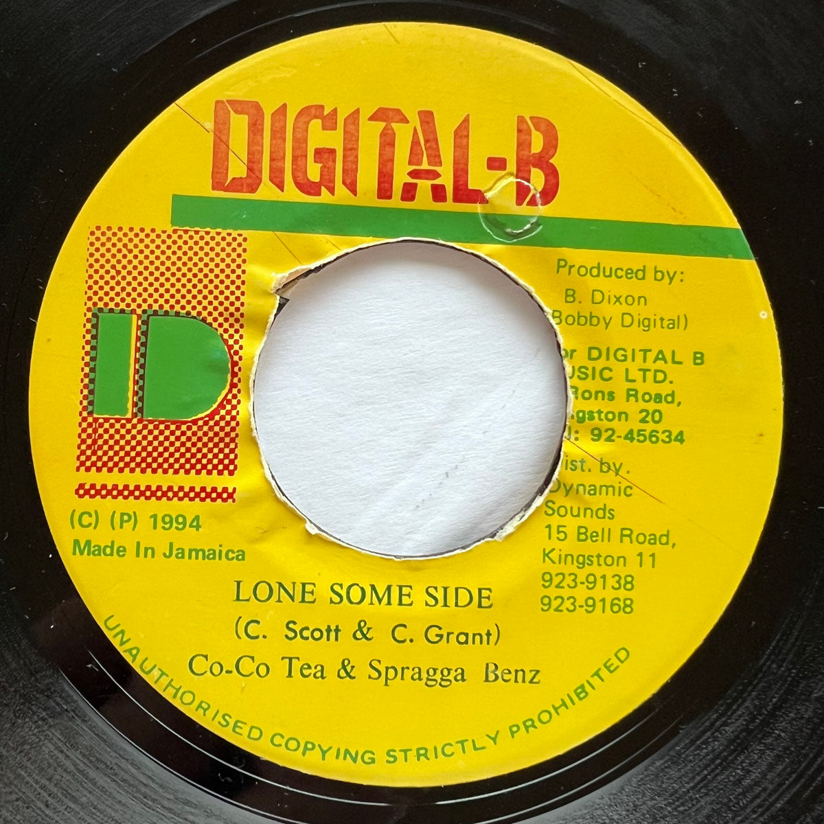 COCOA TEA & SPRAGGA BENZ / LONE SOME SIDE
