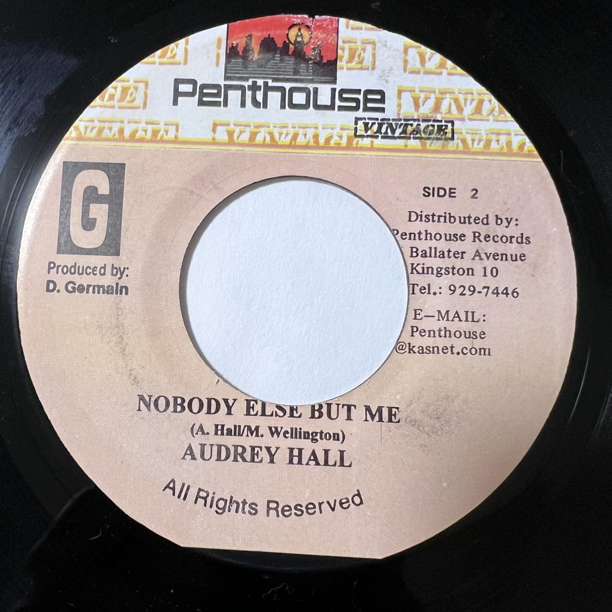 AUDREY HALL / NOBODY ELSE BUT ME - ONE DANCE WON'T DO