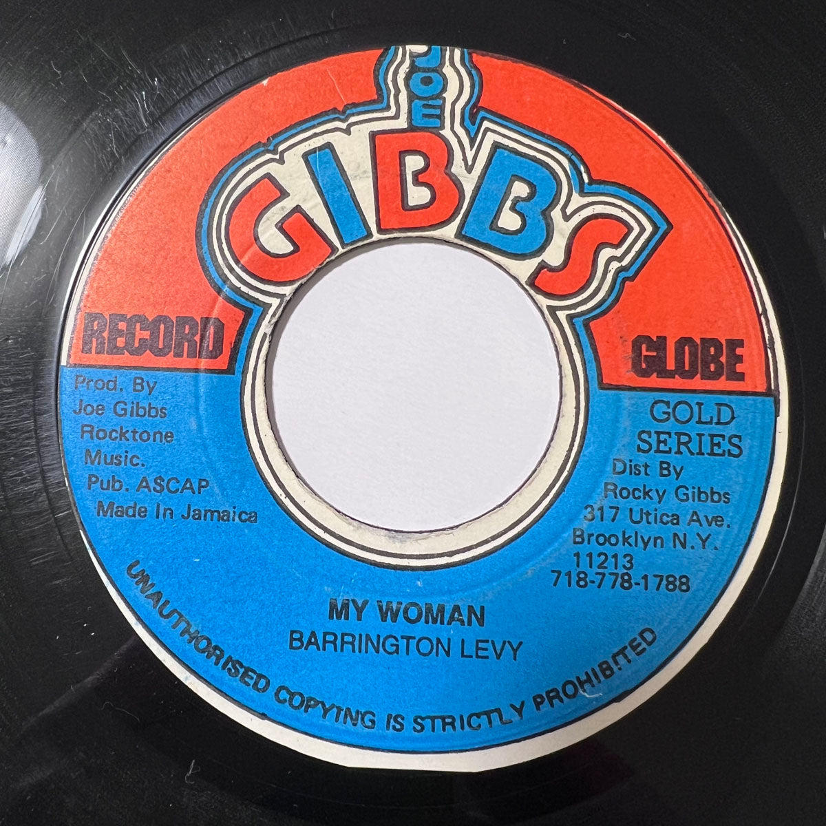 BARRINGTON LEVY / MY WOMAN – YARDIES SHACK RECORDS