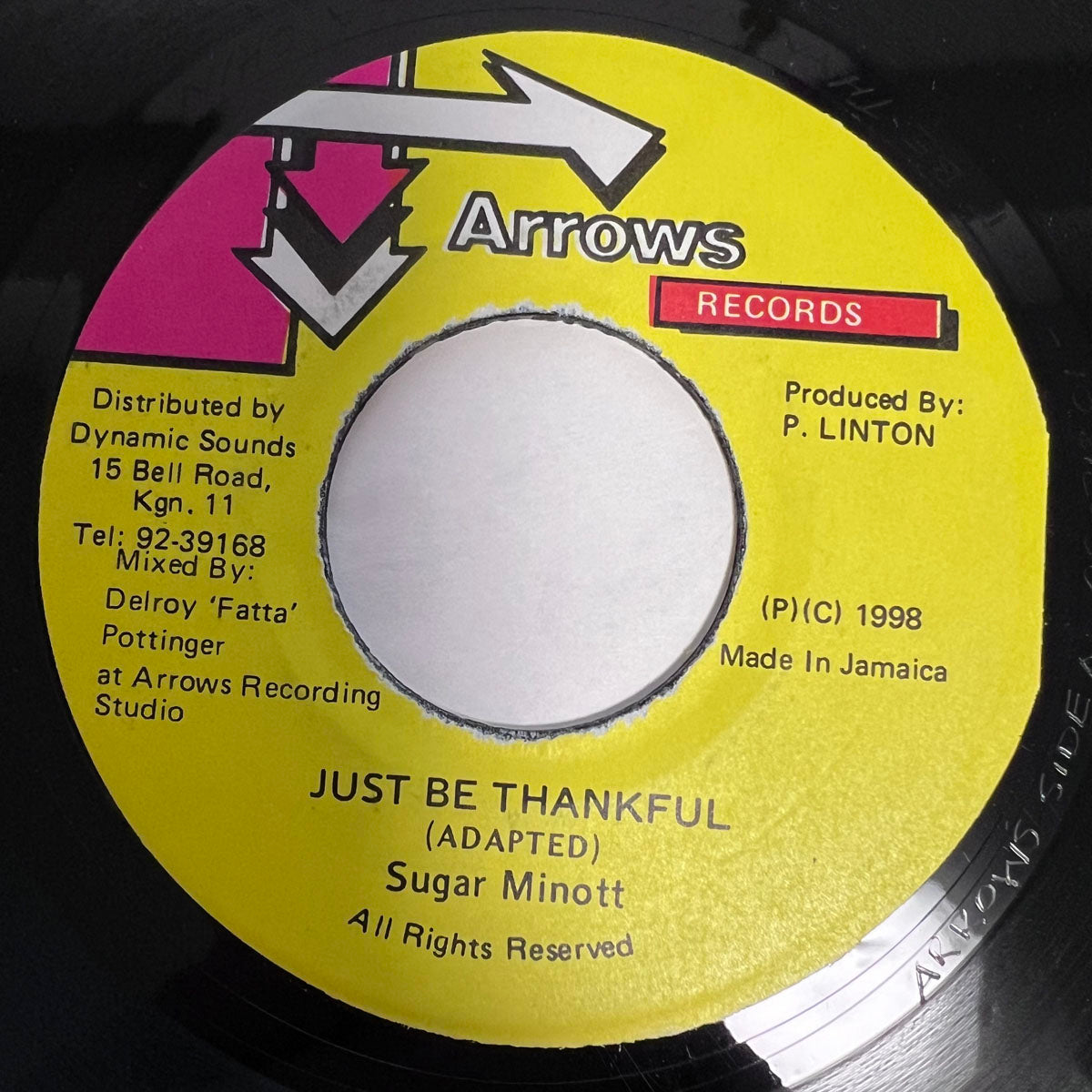 SUGAR MINOTT / JUST BE THANKFUL