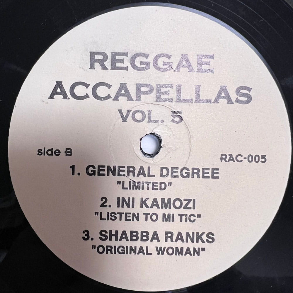 V.A. / REGGAE ACCAPELLAS VOL.5