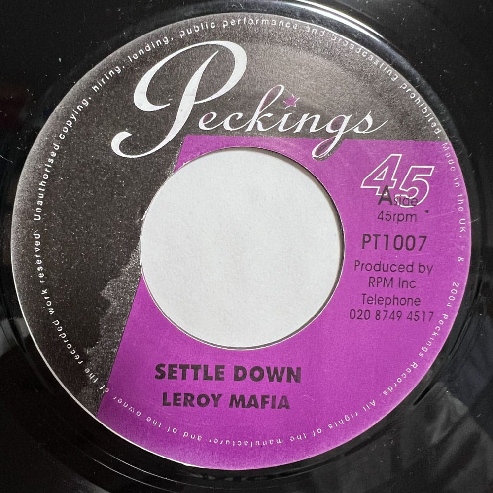 LEROY MAFIA / SETTLE DOWN - TIPPA IRIE / WAR