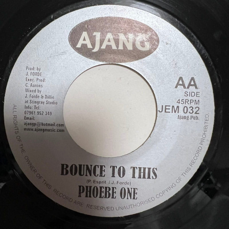 SIZZLA / SWALLOW FIELD - PHOEGE ONE / BOUNCE TO THIS
