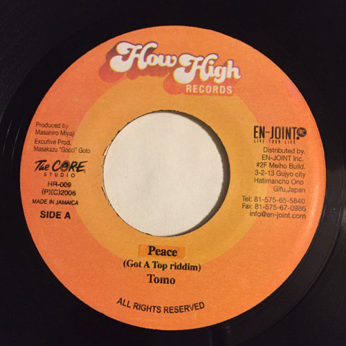 TOMO / PEACE - JUMBOY / CHANGE'S MY LIFE