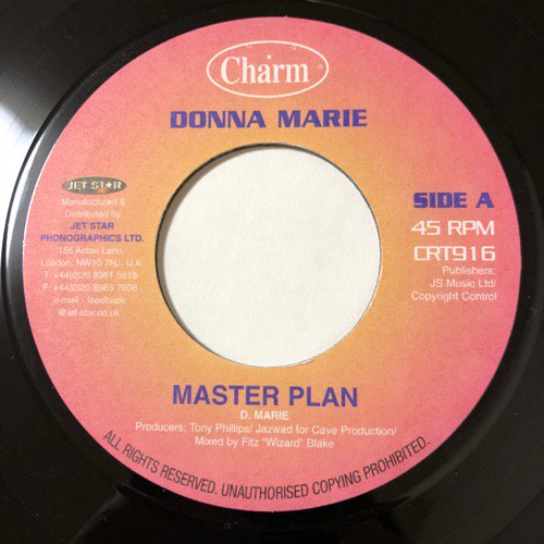 DONNA MARIE / MASTER PLAN