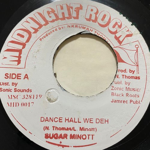 SUGAR MINOTT / DANCEHALL WE DEH