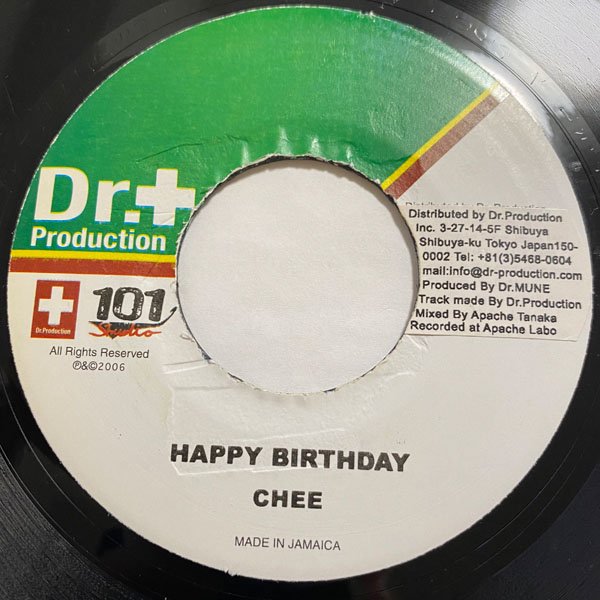 CHEE / HAPPY BIRTHDAY - CHEHON / BANZAI