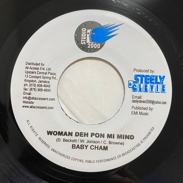 BABY CHAM / WOMAN DEH PON MI MIND