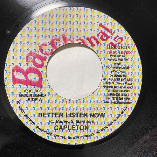 CAPLETON / BETTER LISTEN NOW - LA LEWIS & JOMO / I WILL SURVIVE
