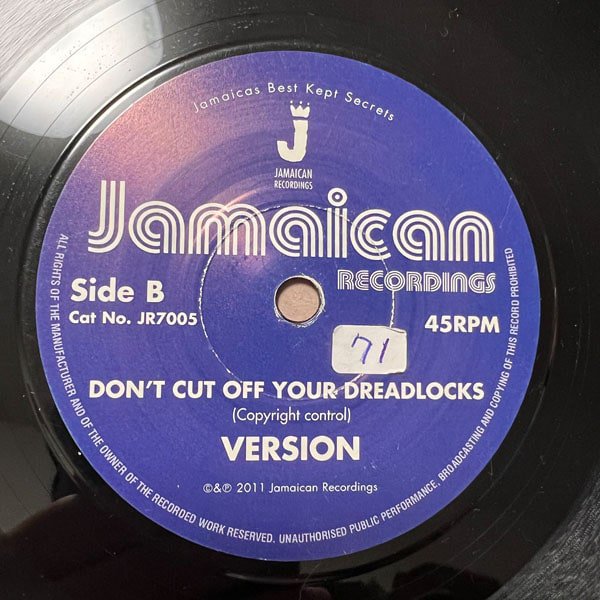 LINVAL THOMPSON / DON'T CUT OFF YOUR DREADLOCKS