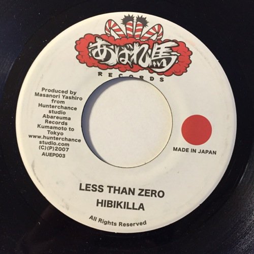 HIBIKILLA / LESS THAN ZERO - BEAR MAN / 終わらないファイター