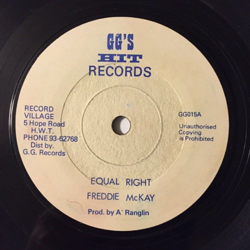 FREDDIE McKAY / EQUAL RIGHT