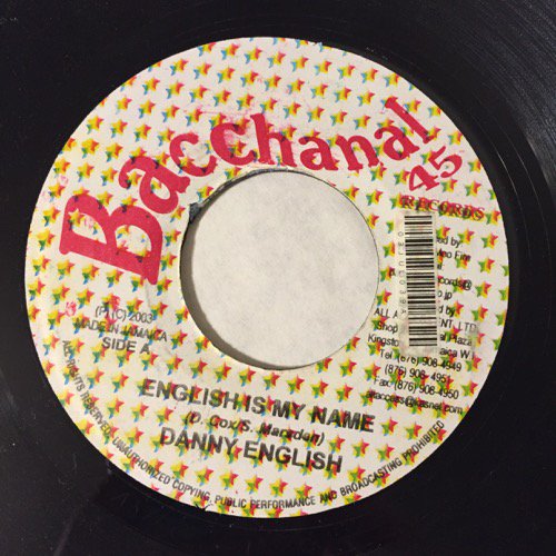 DANNY ENGLISH / ENGLISH IS MY NAME - HOT WING / BEN YUH BACK