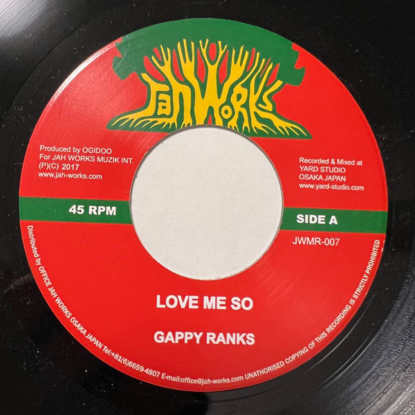 GAPPY RANKS / LOVE ME SO - Prof. CHINNEN & ORIGINAL KOSE / LIVE UP