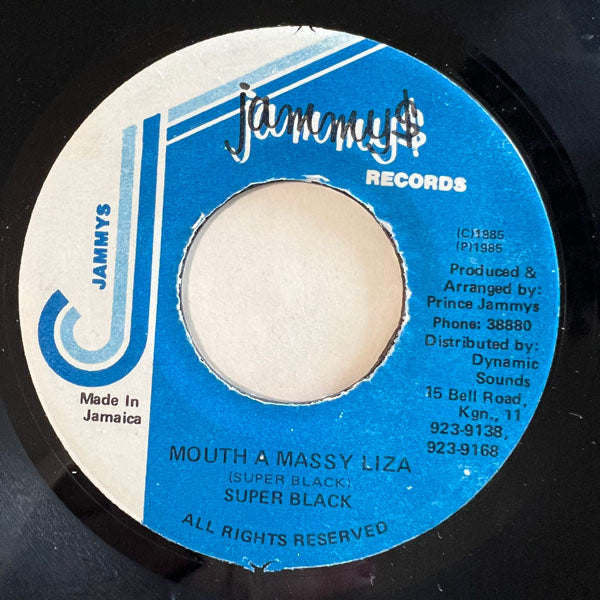 SUPER BLACK / MOUTH A MASSY LIZA