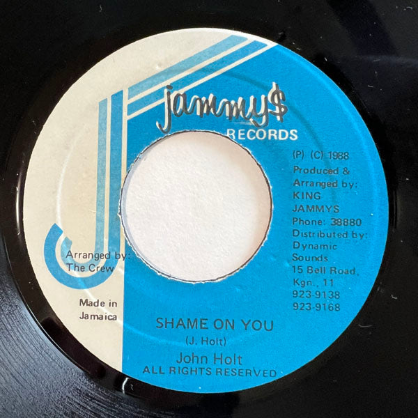 JOHN HOLT / SHAME ON YOU