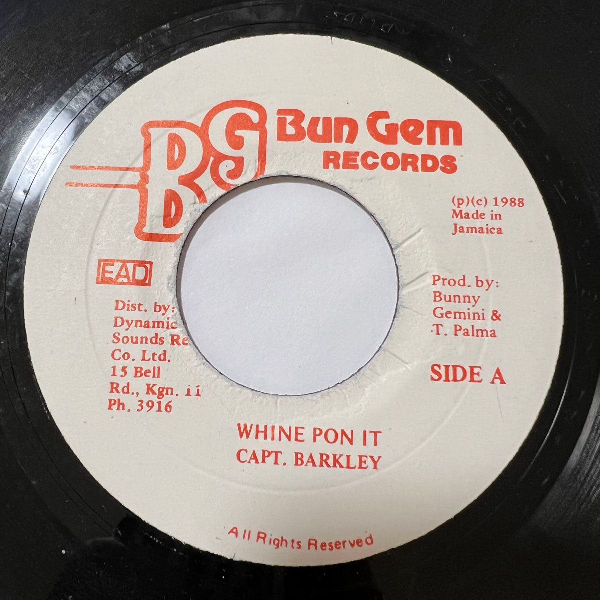 CAPTAIN BARKEY / WHINE PON IT