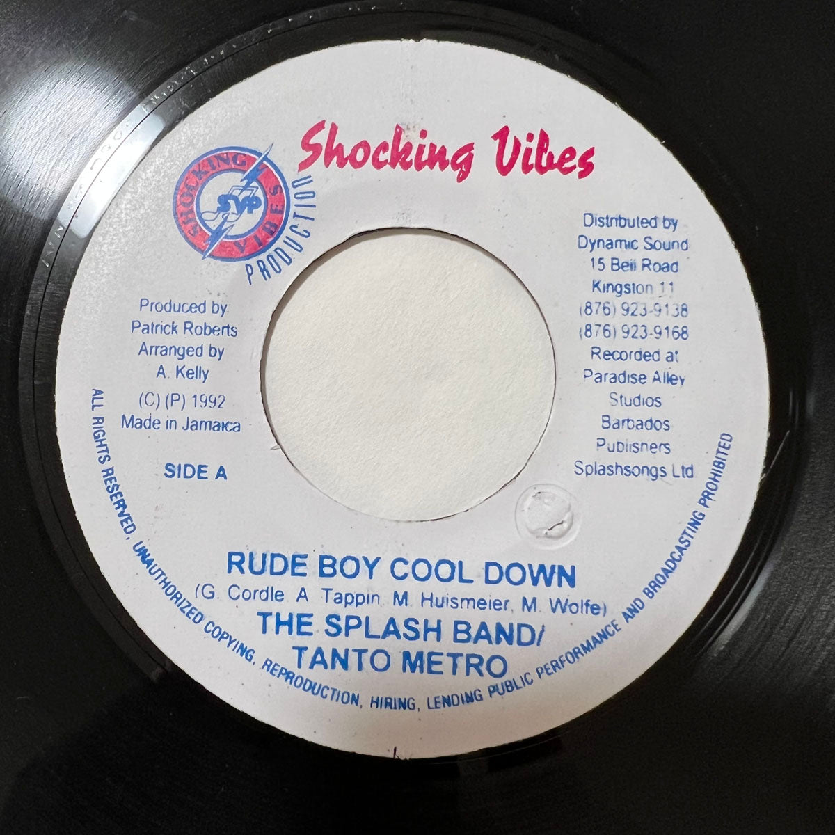 THE SPLASH BAND & TANTO METRO / RUDE BOY COOL DOWN