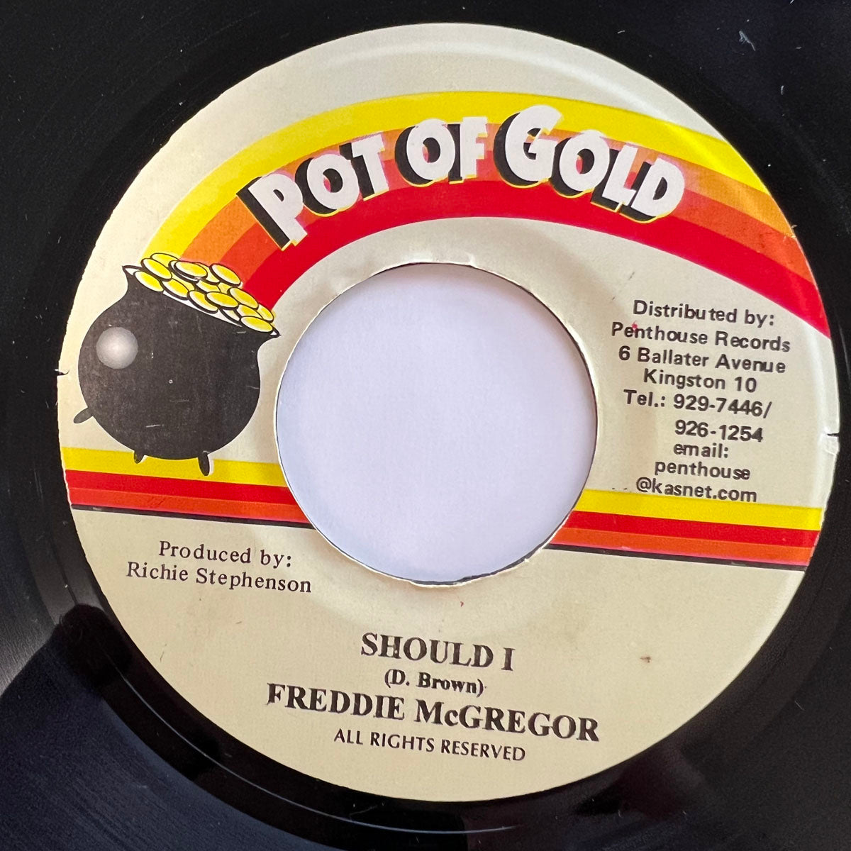 FREDDIE McGREGOR / SHOULD I