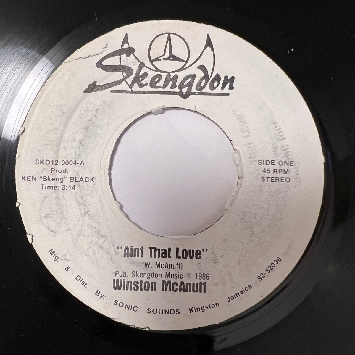 WINSTON McANUFF / AIN'T THAT LOVE