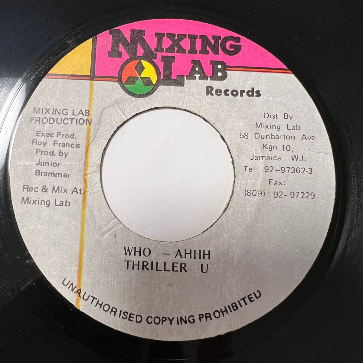 THRILLER U / WHO AHHH