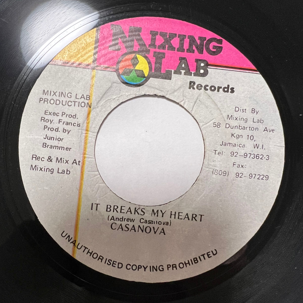 CASANOVA / IT BREAKS MY HEART