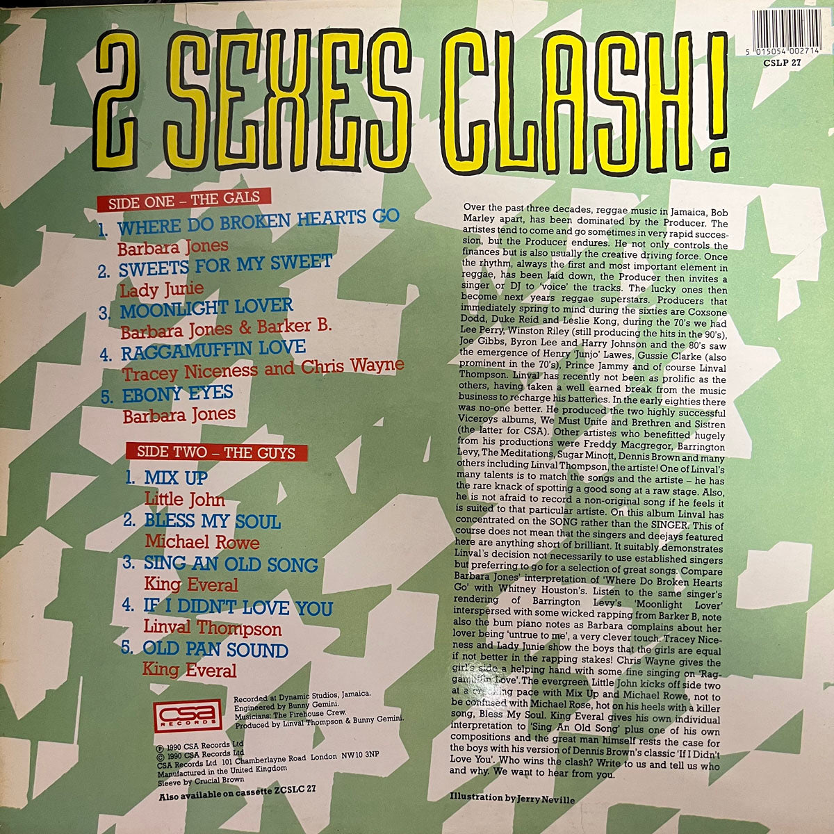 VA / 2 SEXES CLASH!